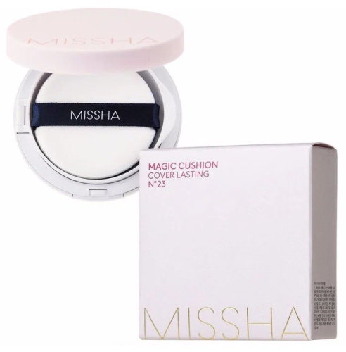 MISSHA кушон тональный с устойчивым покрытием magic cusion cover lasting  т.21